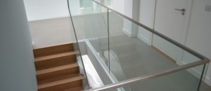 This staircase gives the illusion of more space