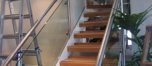 Oak Finish Mild Steel Stairs from Signature Stairs